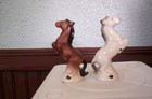 Pair Of Miniature Goebel Rearing Horses  3  Tall