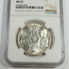 1963 Ngc Ms65 Greece Dynasty Centennial 30 Drachmai Silver Coin  53843a