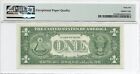 1957  1 Silver Certificate  Pmg Gem Uncirculated 66 Epq Banknote  V a Block