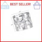 200 Pcs Dreadlocks Beads Hair Braid Rings Clips Dread Locks Hair Braiding Metal 
