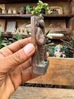 1800 s Collectible Rare Wooden Hand Carved Hindu s  God Ganesha Figure 4 X 2 