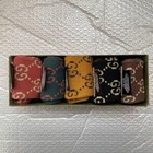 Multicolor Gucci Women Men Ankle Socks With Box Os
