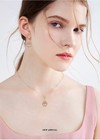 Teardrop Jewelry Set For Women - Sterling Silver Small Teardrop Cubic Zirconi   