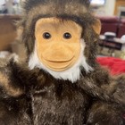 Animal Alley Baby Monkey 2000 Vtg Hand Puppet Toys R Us Plush Full Body Long Arm