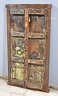 Antique Wooden Wall D  cor Tall Window Panel Frame Original Old Hand Crafted