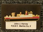 Fdny Marine 2  John J  Harvey Fireboat Enamel Lapel Pin - Great Gifts  