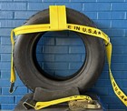 Car Wheel Nets Tow Dolly Straps Adjustable Tie Down With Ratchets Usa Yellow 4 t