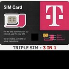 T-mobile 5g Lte 4g Sim Card Fits All Phones For New Activation Kit Triple Size