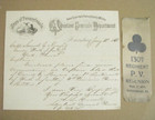 Civil War 13oth Pennsylvania Veteran Reunion Ribbon And Commission