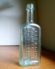 Scottsville va Rare Open Pontil Little s White Oil 1850s Crude Medicine Bottle