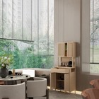 72  Bamboo Storage Cabinet With Double Doors Drawers Tall Freestanding Organizer