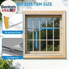 Diy Window Screen Frame Kit 2 Pack  Cut-to-size 46  Aluminum Frame With Heavy Du