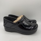 Dansko Professional Clogs Shoes Womens Size 40 9 5 10 Black Patent Leather