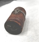 Antique Etui Necessaire Sewing Kit Complete Round Leather Original Early 1800 