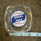 Vintage Ashtray Glass Regal Pale Beer Old San Francisco Bar Restaurant Club Din