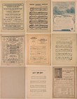 Mixed Lot Of 9 Large Vintage Sheet Music  Incl Art Deco