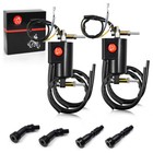 2x Ignition Coil W  Cap Kit For Kawasaki Kz550 Kz750 Kz650 Zn700 Zx550 Zx750 Gpz