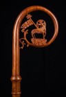 Wood Crozier Bishop Staff Crosier Quality Craftsmanship  72  High Christmas G3