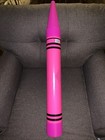 Crayola Crayon Piggy Bank Light Hot Pink 1988 Fantasia Coin Vintage Giant 35   