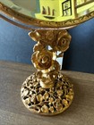 Vintage Matson Roses 24k Gold Plated Vanity Magnifying Mirror-read Description