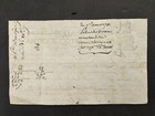 1782 Antique Ship Document French Commerce Shipping