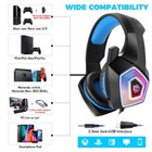 Uhm 3 5mm Gaming Headset Mic Headphones Stereo Bass Surround For Ps5 Ps4 Pc Xbox