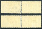 Mauritius 1935 British Kgv Silver Jubilee Scott  204-207 Mint U744                   