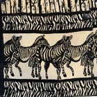Vintage Carolina Colours Zebra Tapestry Vest - Size Xl