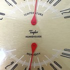 Taylor Humidiguide Desktop Thermometer   Humidity With Stand Vintage Mid Century