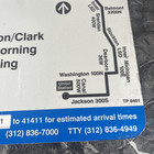 City Of Chicago Cta  Metal Sign 18 X 24 Bus Two Sided 151 Sheridan Devon Clark