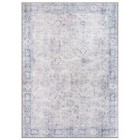 Rugshop Rugs Transitional Bordered Vintage Machine Washable Non Slip Rugs 10x14