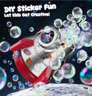 Rocket Bubble Machine For Kids With Lights  360   Rotating Bubble Blower Toy Fun