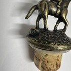 Blanton s Bourbon Cork Bottle Stopper Horse   Jockey - Tail Down-letter B