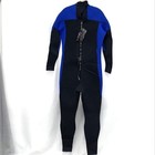 Nwt X Scuba Black Blue Pyro Stretch Diving Suit Men   s Sz 2xl
