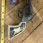 Vintage The Texan By Hubley 50 Shot Repeating Pistol Cap Gun 1950   s Rare Nice