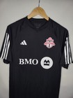 Adidas Toronto Fc Tfc Soccer Jersey Men s Size Medium Slim Fit Mls Black