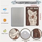 To My Mom Sign - Heartfelt I Love You Mom Gift From Daughter  Home Decor For 