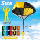 10 Pack Parachute Toy For Kids tangle Free Figures Parachute throwing Flying Toy
