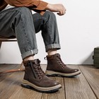 Men   s Steel Toe Work Boots High   top Safety Abrasion   proof Safety Anti Shock