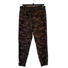 Athleta Camo Farallon Athletic Olive Green Jogger Pants 2 Petite