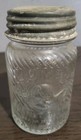 Vintage 1 Lb Jumbo Peanut Butter Jar Frank Tea Co  Cincinatti Ohio