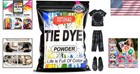 Permanent Fabric Dye - Black Tie Dye Powder  2 Oz For Creative Clothing Designs