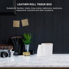 Round Roll Paper Holder Round Tissue Container Facial Paper Cover