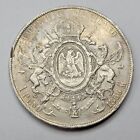 1866 Mexico Maximiliano Peso Better Type High Grade Au Details Rim Hit  h223
