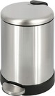 Hands-free 1 2 Gallon Stainless Steel Trash Can With Step Pedal   Removable Bin