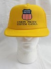Union Pacific Railroad System Gangs Snapback Trucker Baseball Hat Yellow Usa