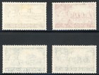Great Britain 1955 Castles Scott  309-312 Mint Xf Og Very Lightly Hinged Gem     