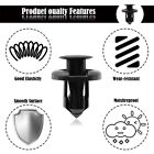 10mm Nylon Clip Plastic Push Rivet Anchor Fastener Bumper Pin Fender Flare - 200