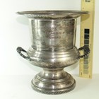 Antique Forbes 1894-1920 Silver Plate Champagne Bucket Trophy Commodore Brerton