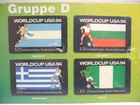 Set Of 4 Original 1994 Worldcup Usa  94 Telephone Phone Cards Sealed On Card